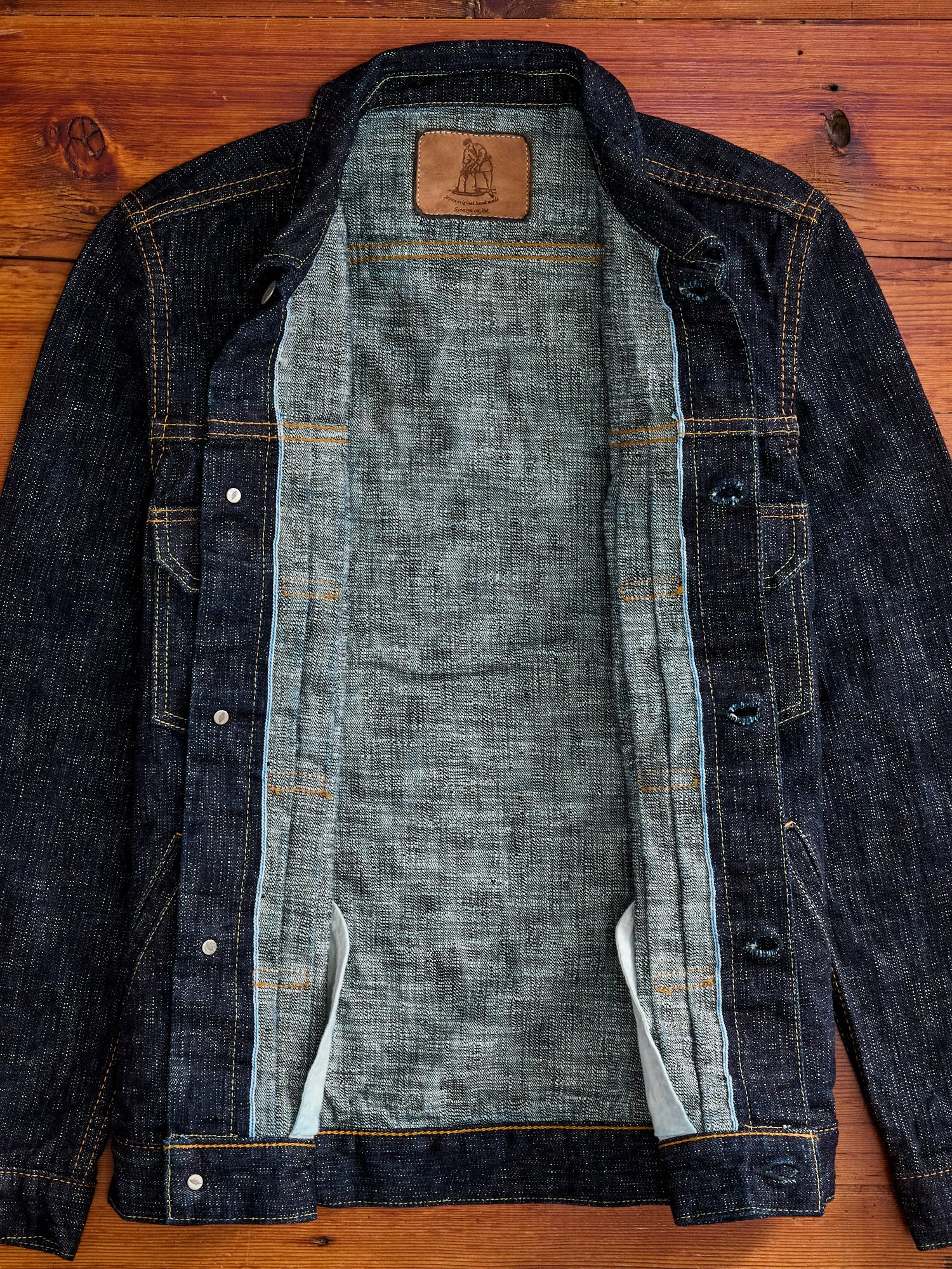 6112 16oz "Double Slub" Type-3 Denim Jacket in Indigo