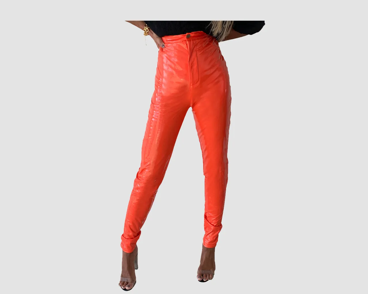 63 Orange Carmin Vegan Wet Bottoms- The Bond Street