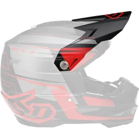 6D ATR-2 Mach Helmet Visor - Red