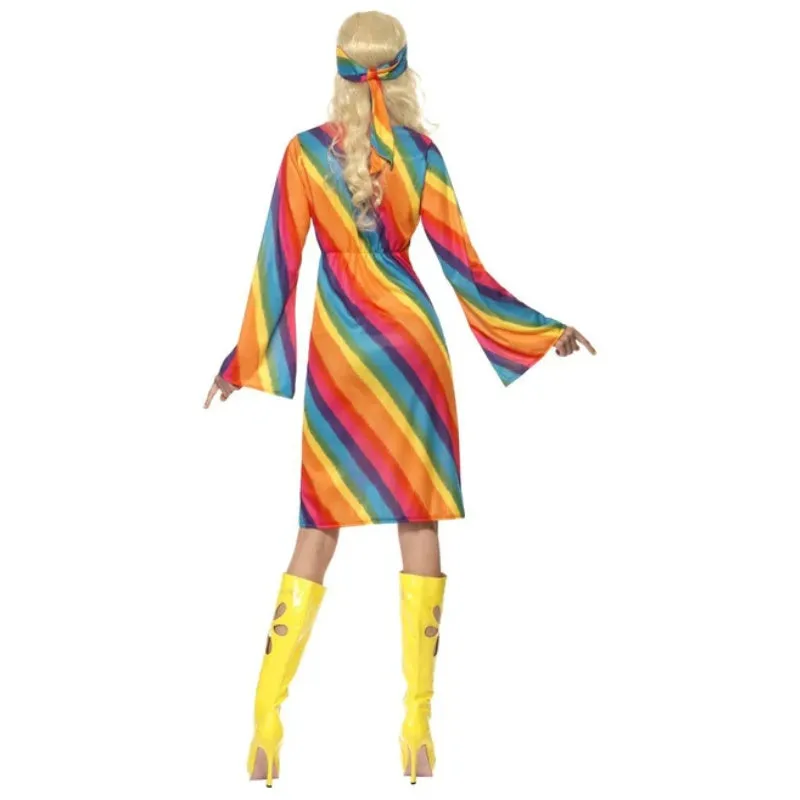 70s Rainbow Hippie Costume