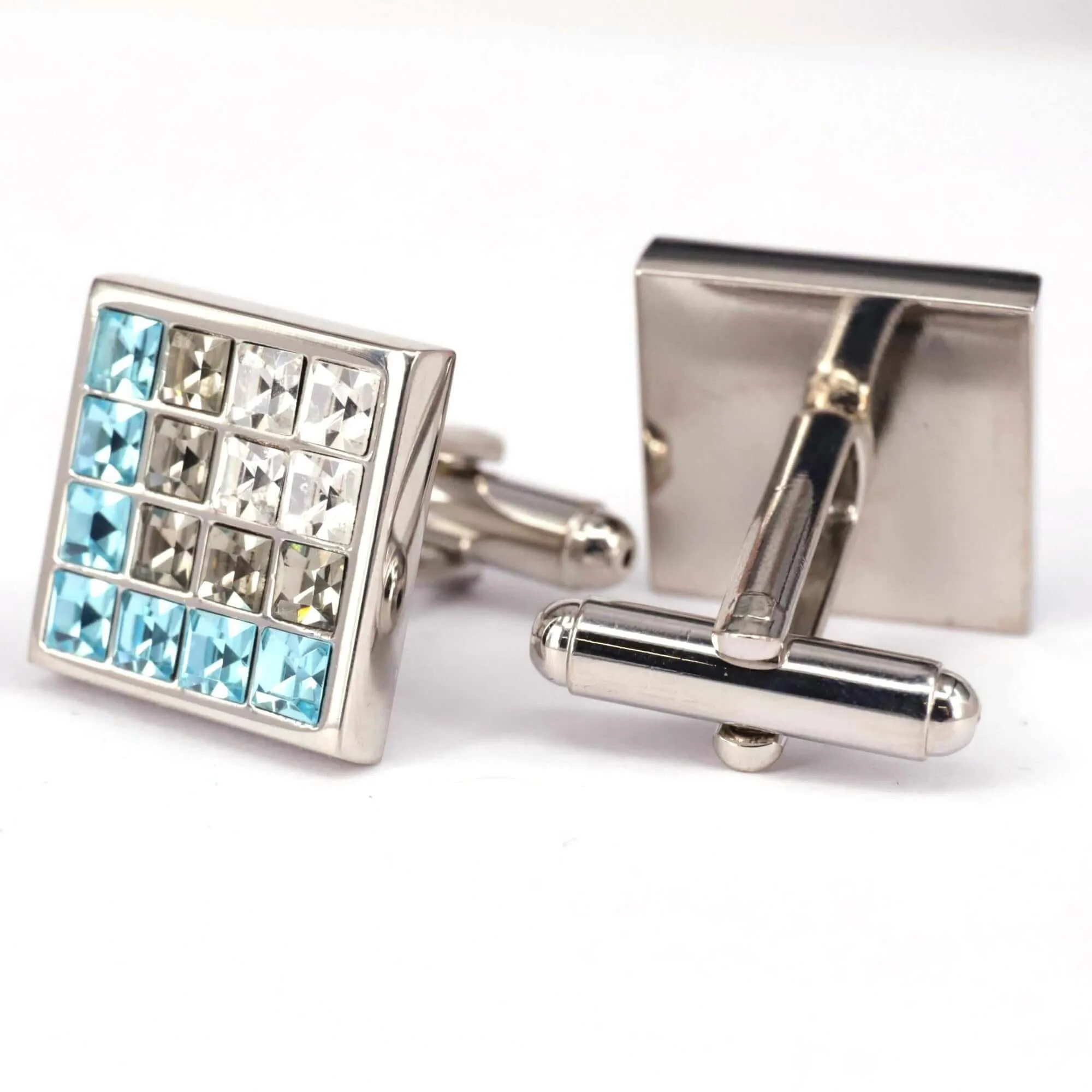 8 Gradient Light Crystal Cufflinks (Online Exclusive)