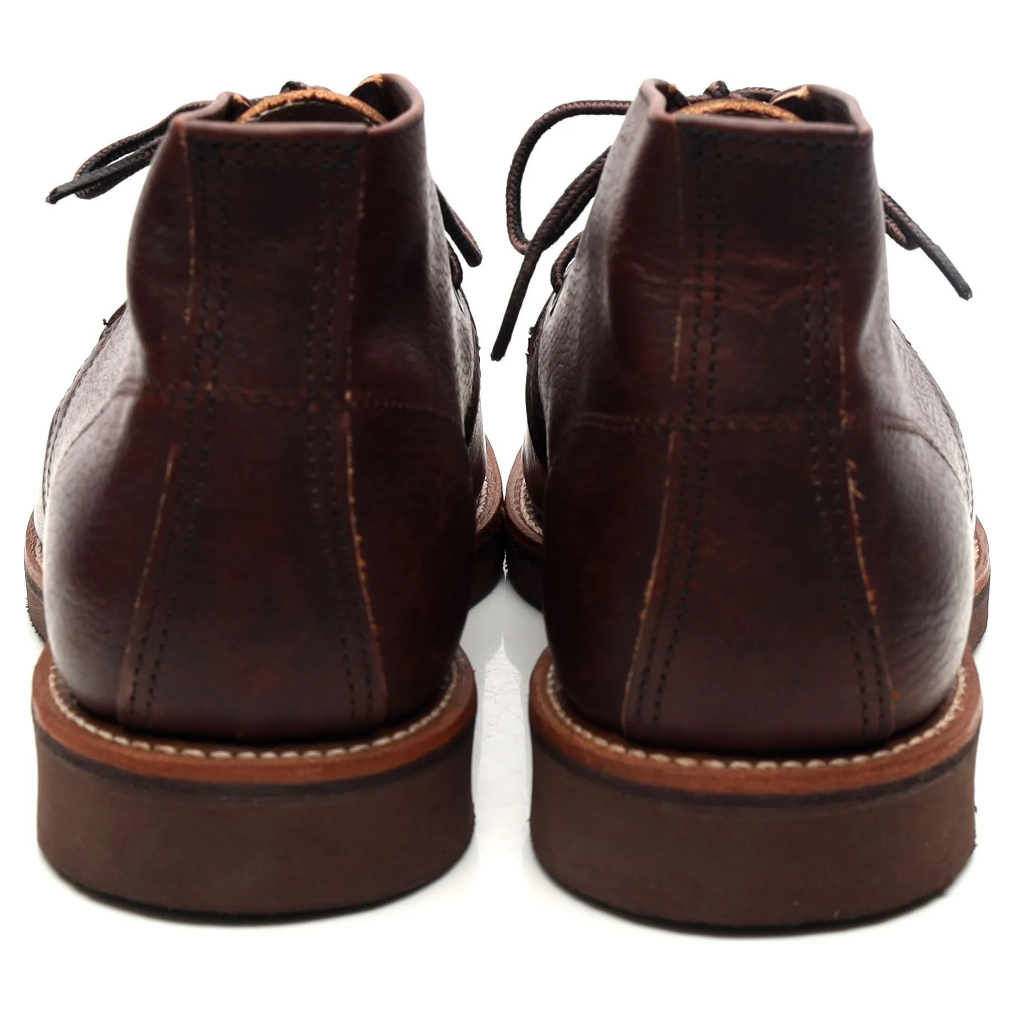 '9215' Brown Leather Chukka Boots UK 9 US 10