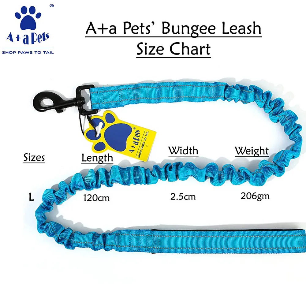 A a Pets' Heavy Duty Bungee Leash - Red