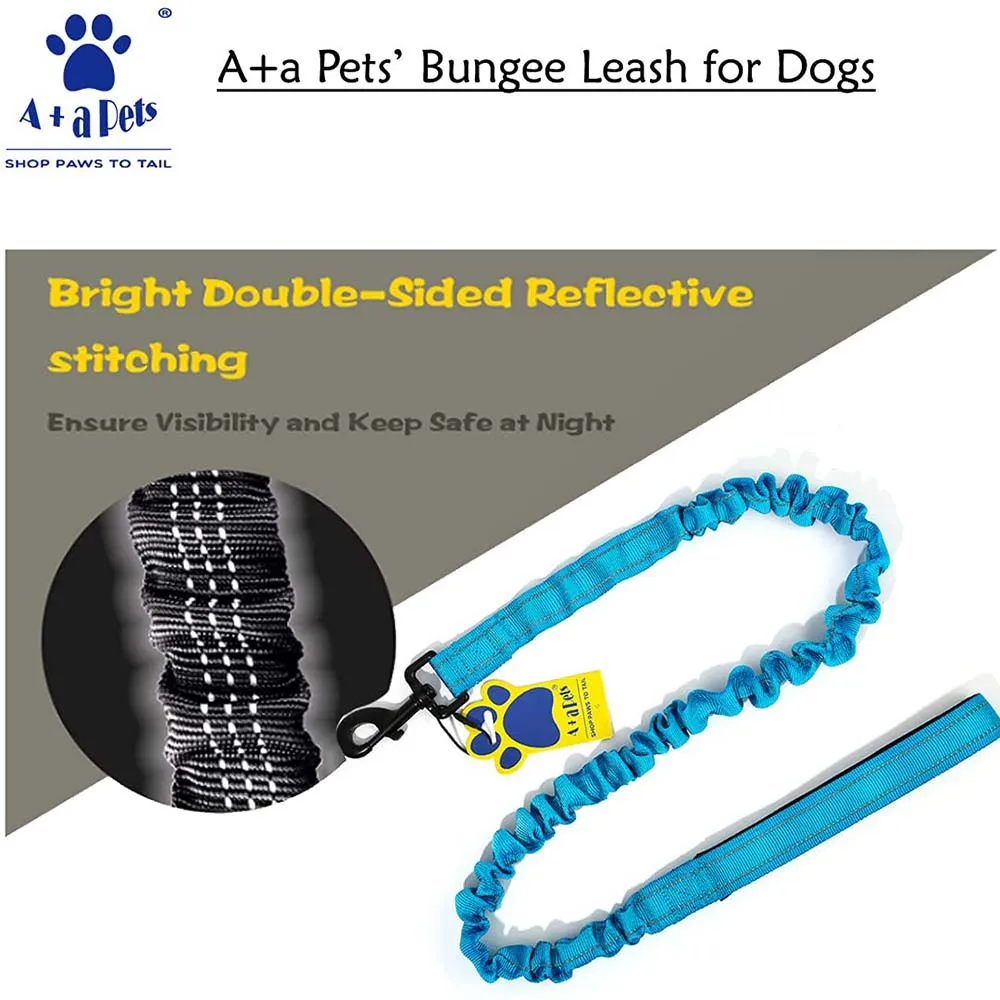 A a Pets' Heavy Duty Bungee Leash - Red