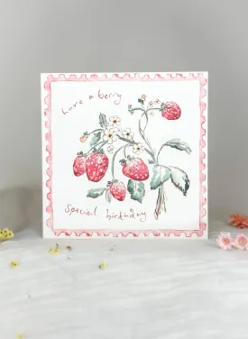 A berry special birthday card