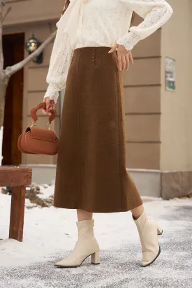 A Line Maxi Skirt for Women