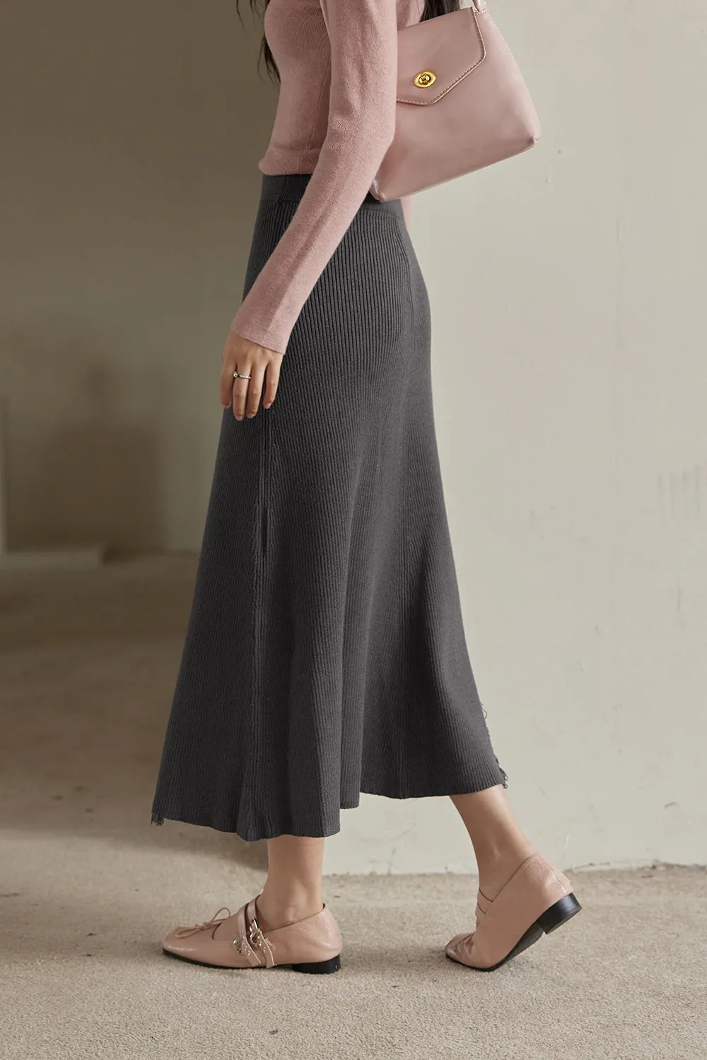 A Line Maxi Skirt for Women