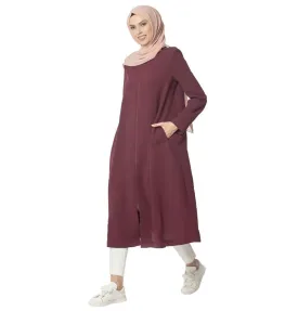 Abaci Modest Topcoat 13397 Maroon