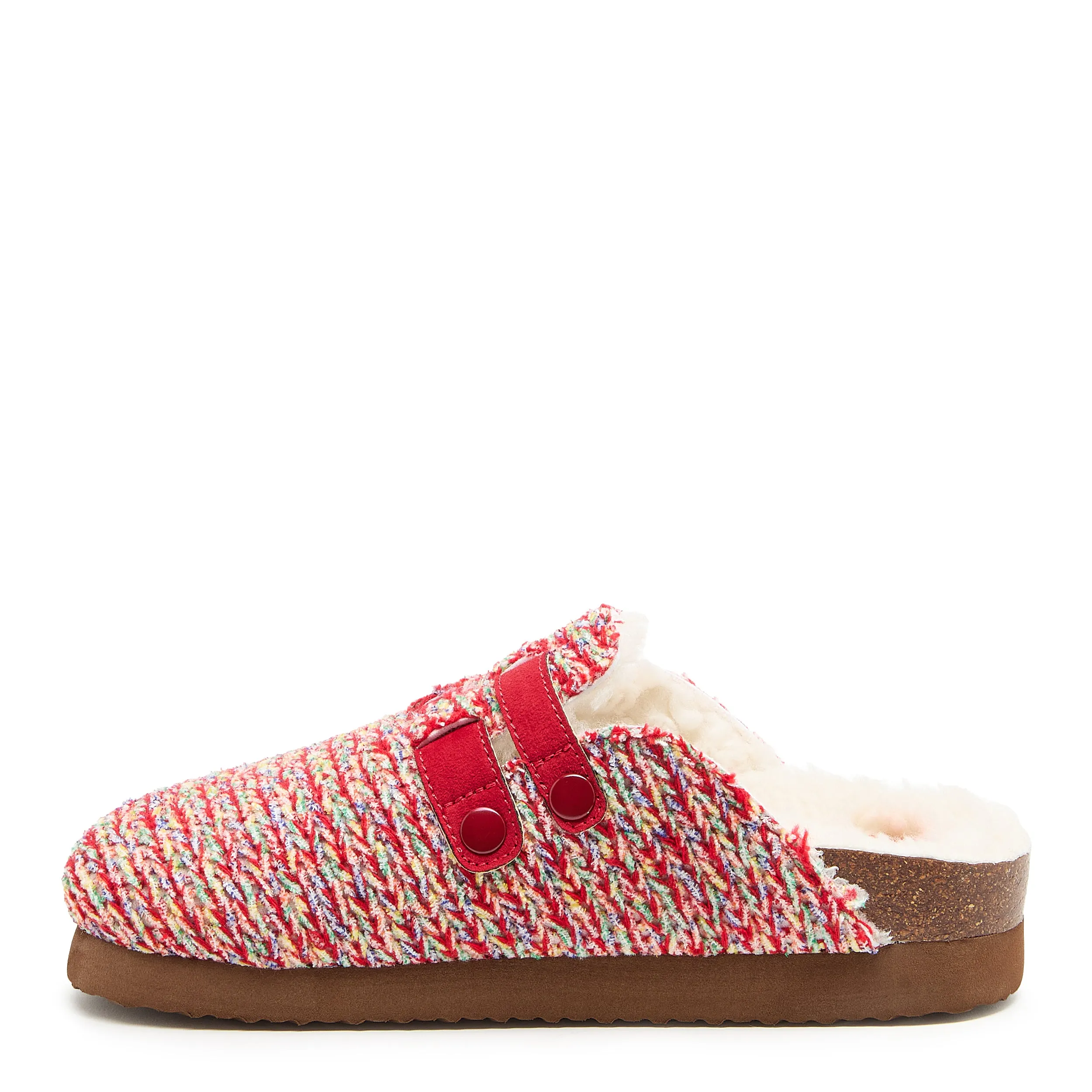 Abel Plus Red Multi Clogs