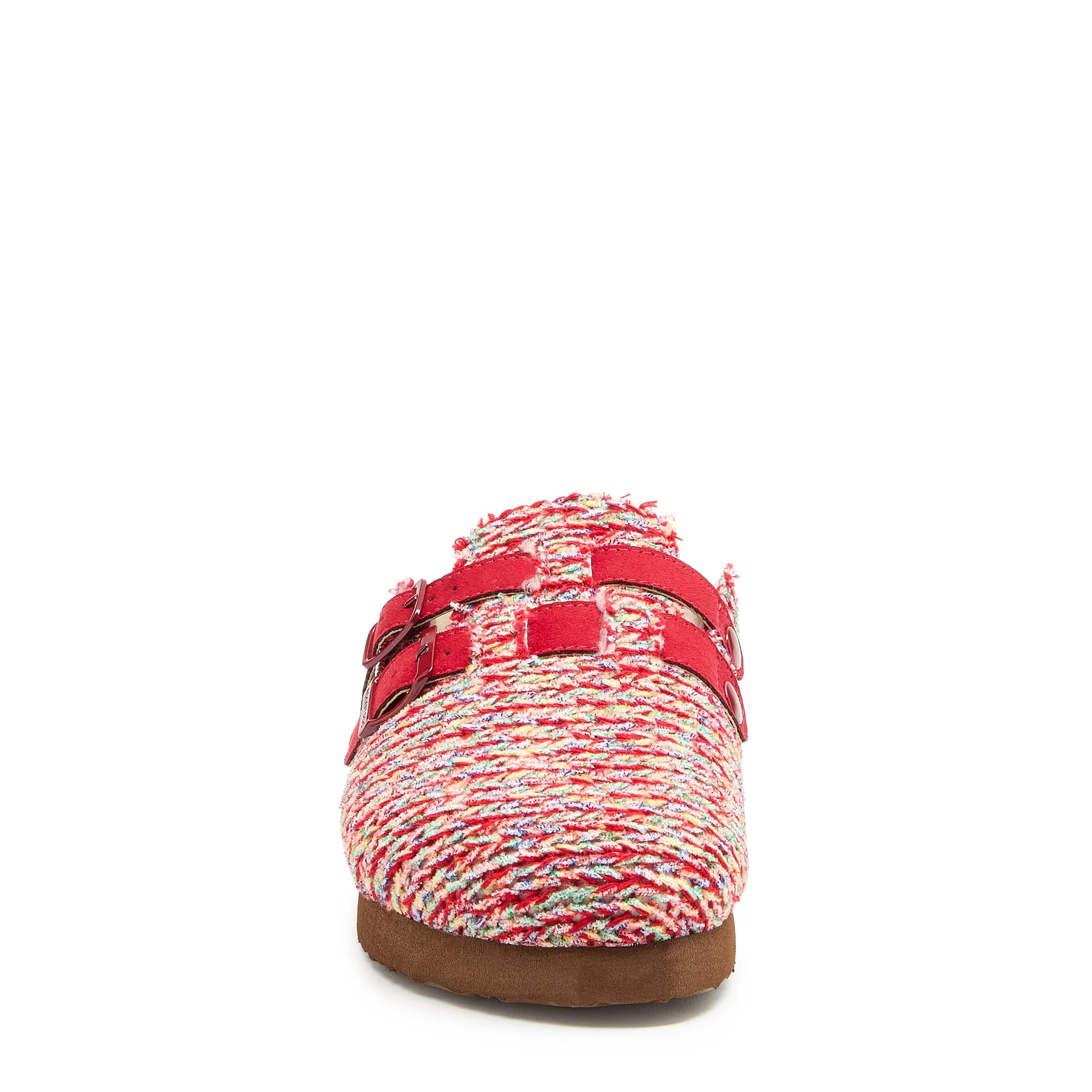 Abel Plus Red Multi Clogs