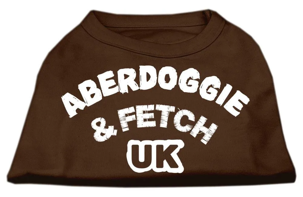 Aberdoggie UK Screenprint Shirts Brown XXL (18)