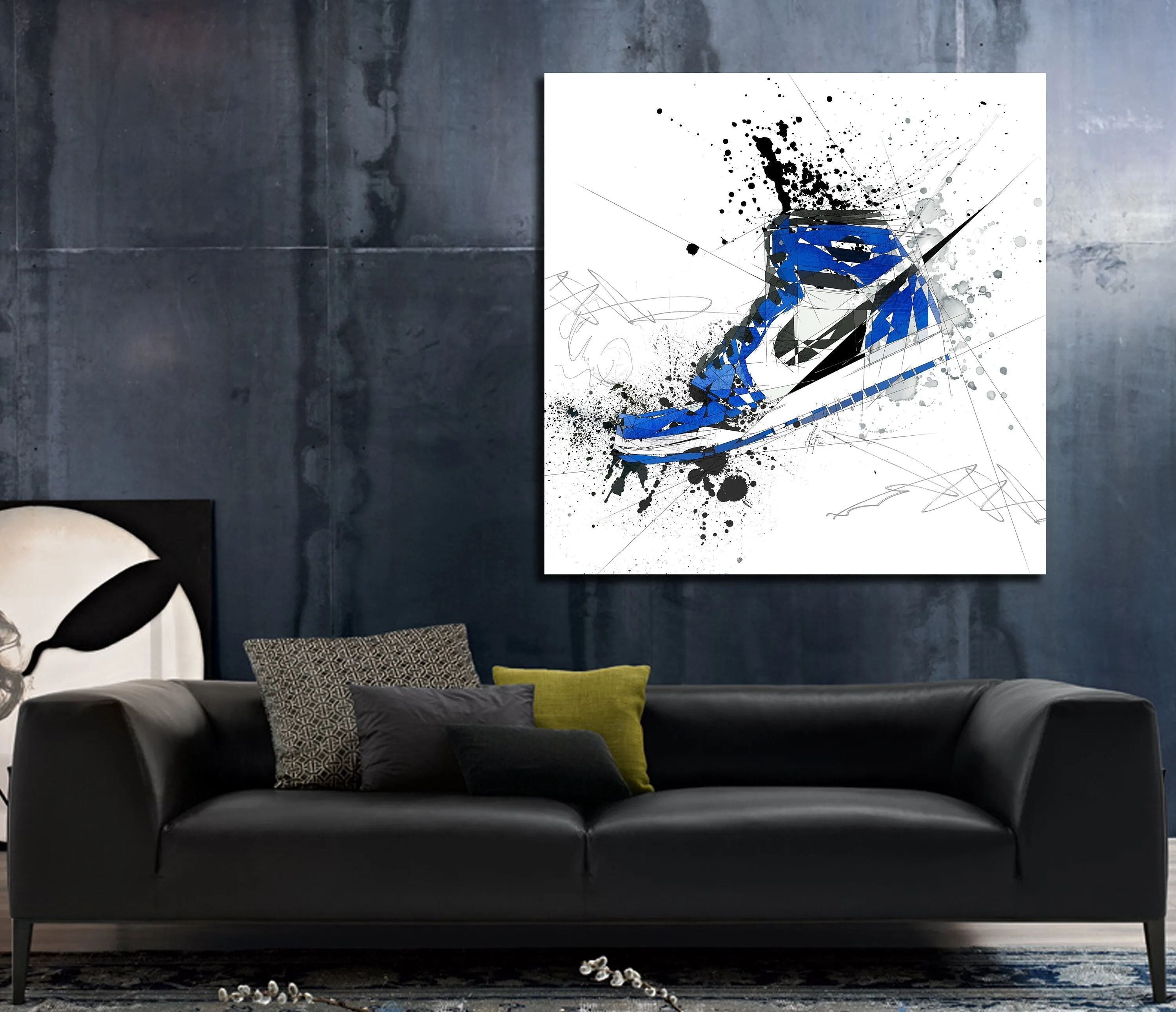 ABSTRACT SNEAKERS ART INSPIRED BY AIR JORDANS SNEAKERS //SNK-AJ03