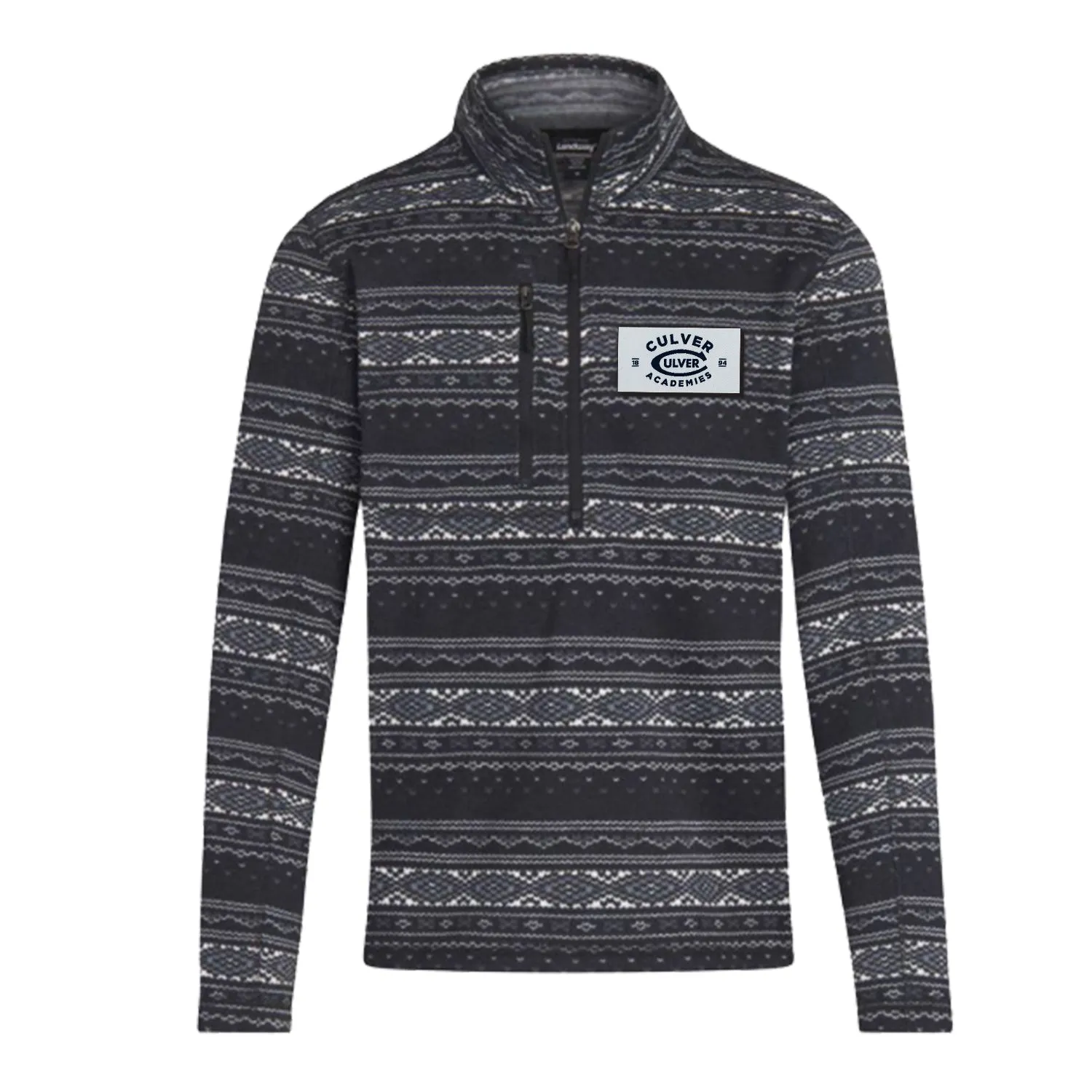 Academy Kodiak Plaid 1/4 Zip - Grey