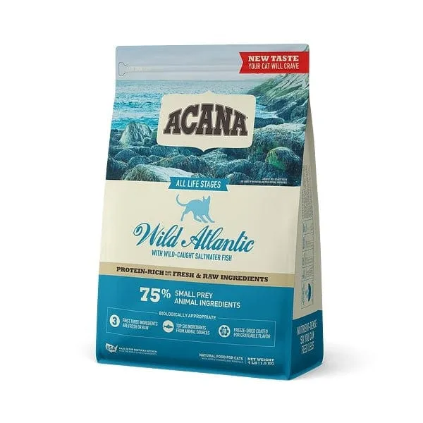 ACANA Grain Free Wild Atlantic Freeze Dried Coated Dry Cat Food