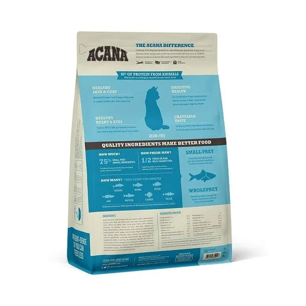 ACANA Grain Free Wild Atlantic Freeze Dried Coated Dry Cat Food