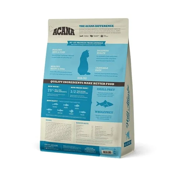 ACANA Grain Free Wild Atlantic Freeze Dried Coated Dry Cat Food