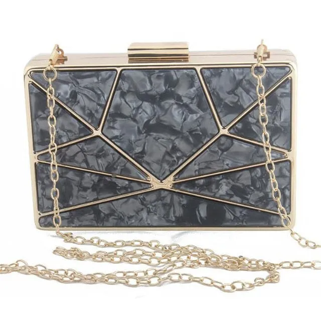 Acrylic Decoration Clutch