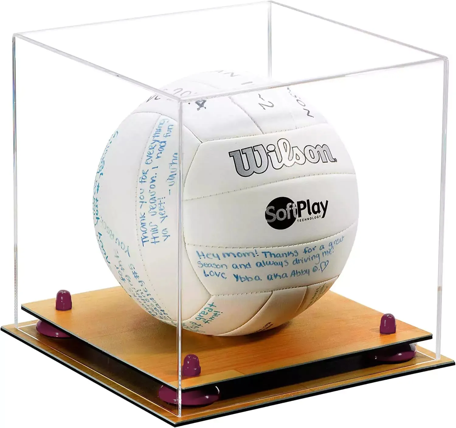 Acrylic Volleyball Display Case - Clear(A027/B02)