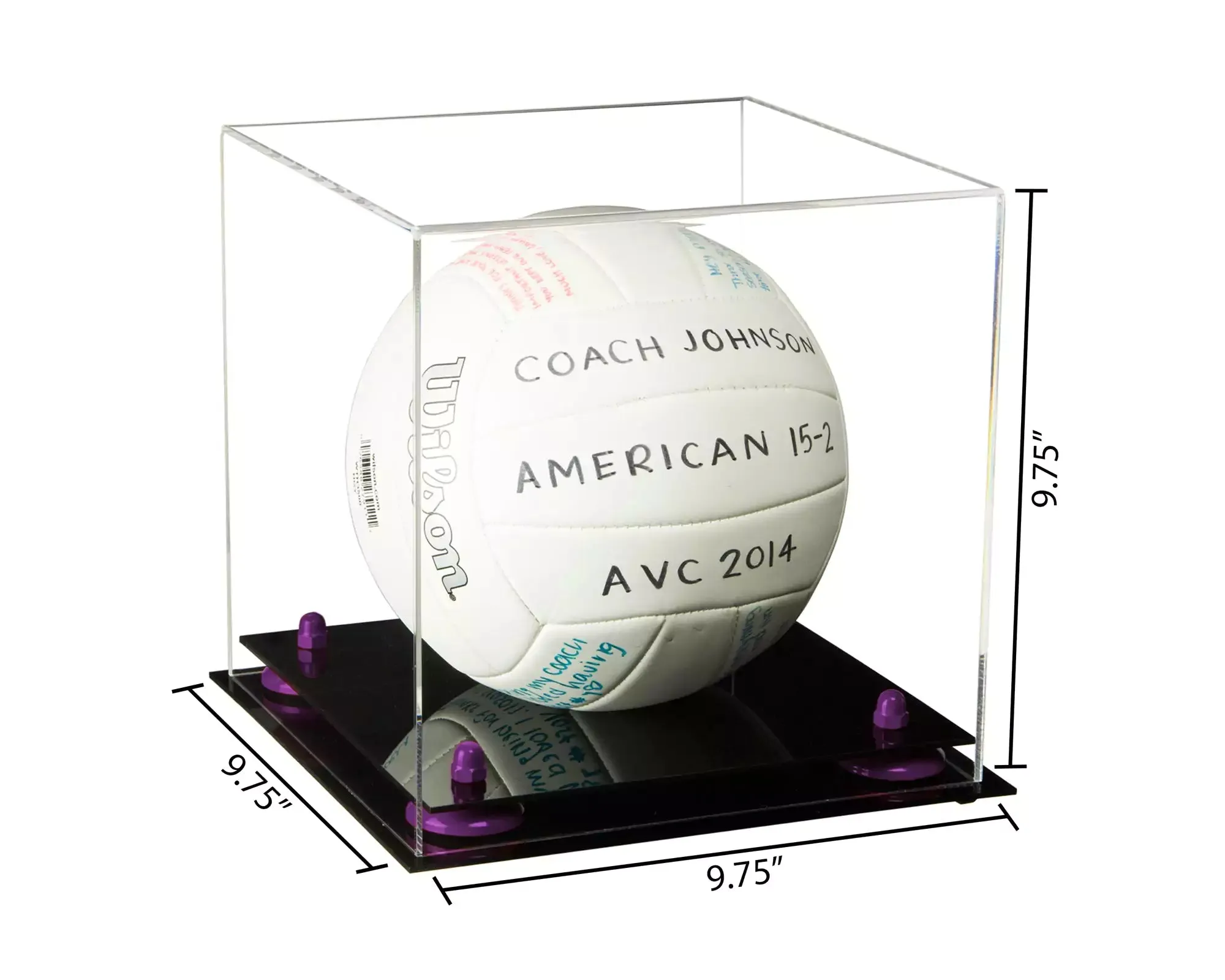 Acrylic Volleyball Display Case - Clear(A027/B02)