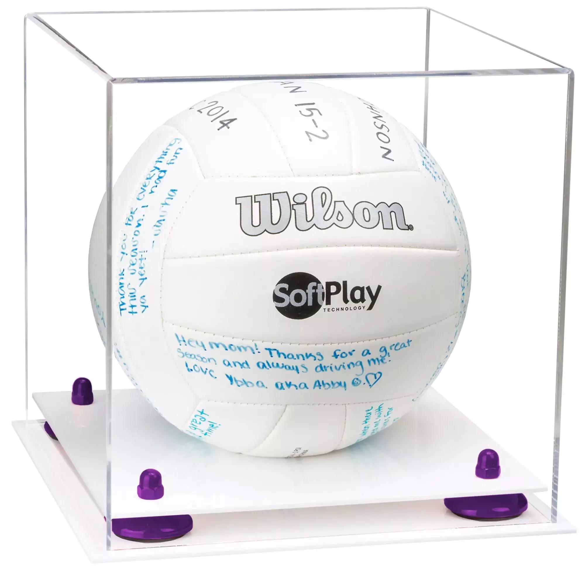 Acrylic Volleyball Display Case - Clear(A027/B02)