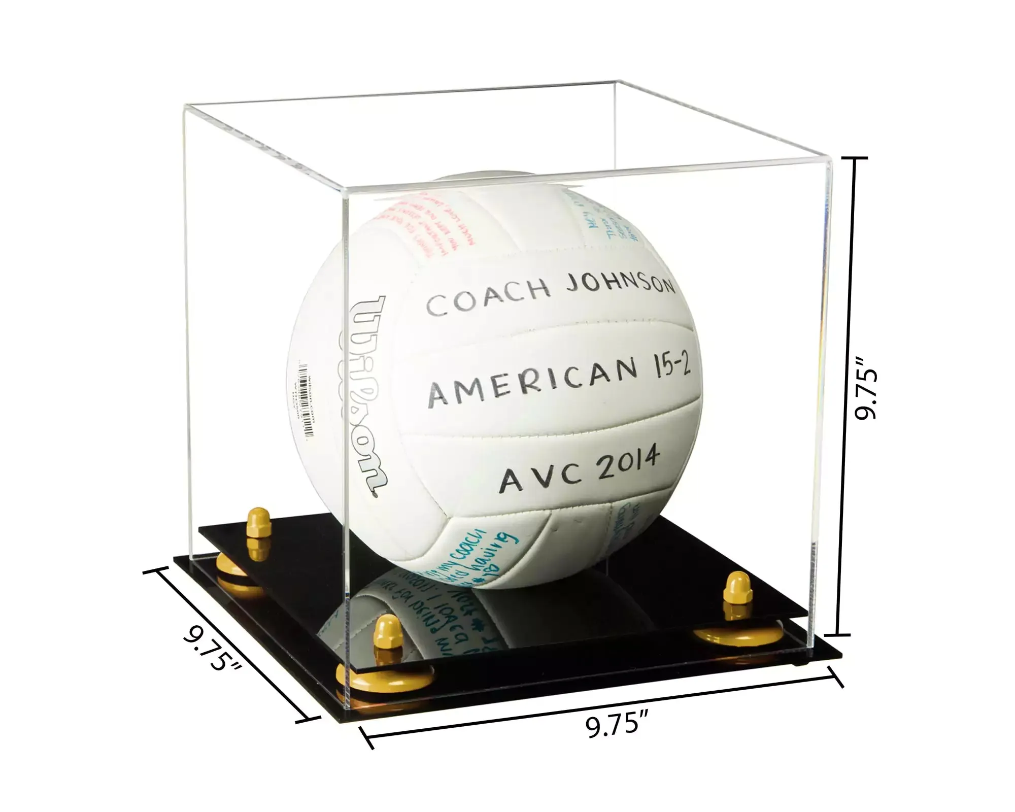 Acrylic Volleyball Display Case - Clear(A027/B02)