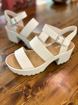 Adalyn Wide Strap Platform Sandals