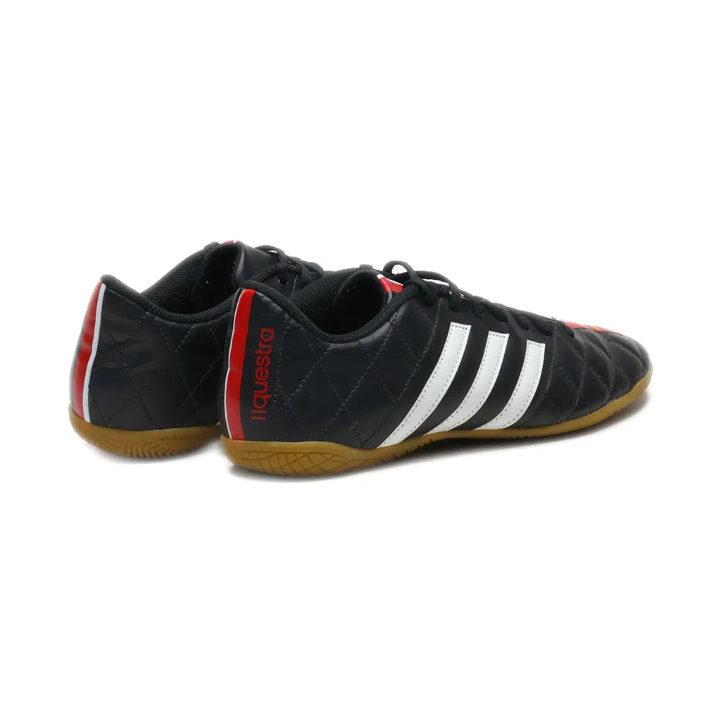 Adidas 11 Questra Sport Shoes Pu Leather Black Colour For Women