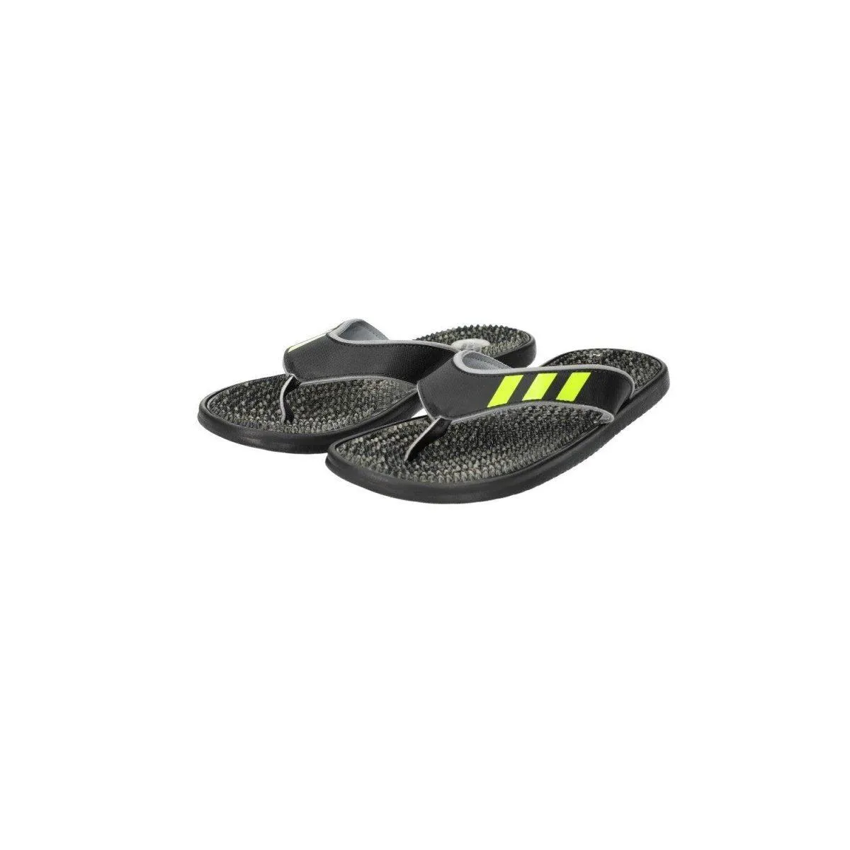 Adidas Adissage Flip Flops Casual Sandals Fabric Grey Colour For Men