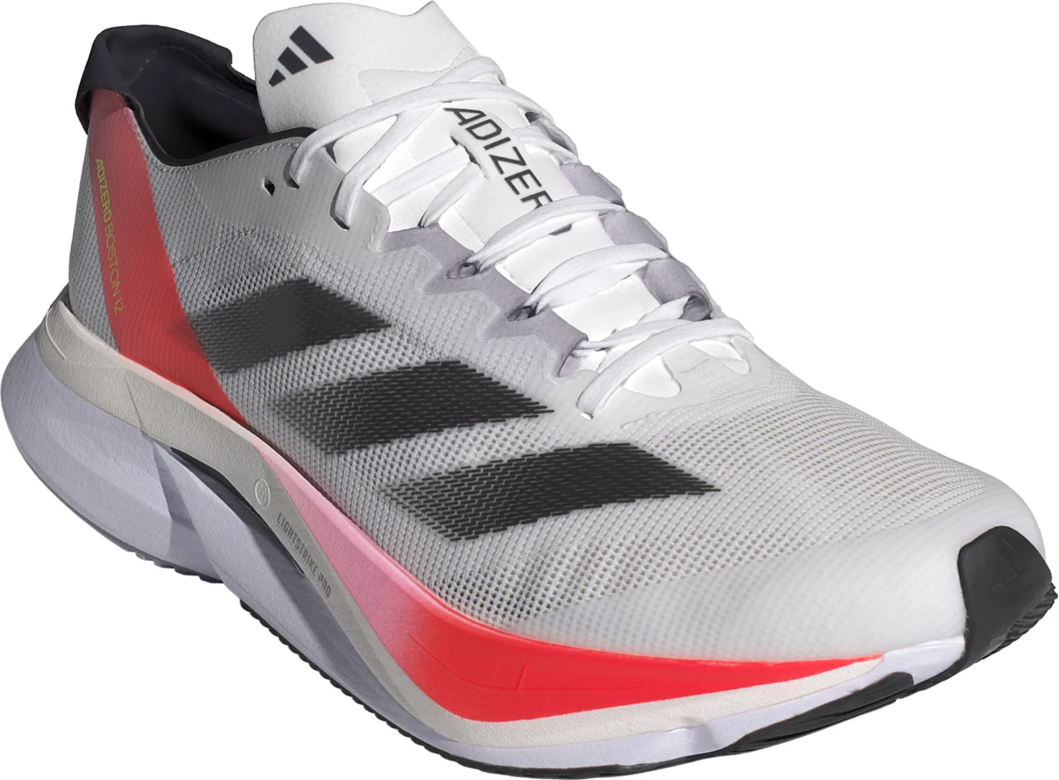 adidas Adizero Boston 12 Mens Running Shoes - White