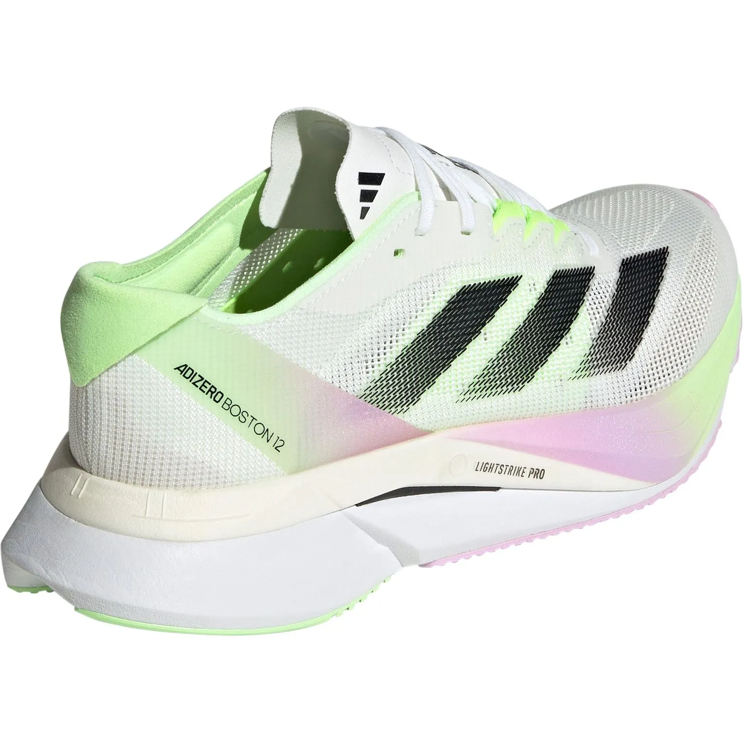 adidas Adizero Boston 12 Womens Running Shoes - White