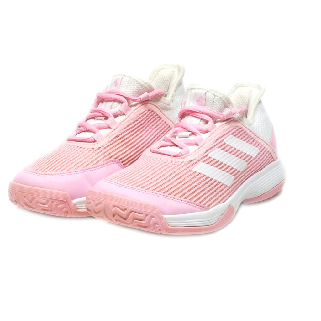 Adidas Adizero Club Sport Shoes Fabric Pink Colour For Kids