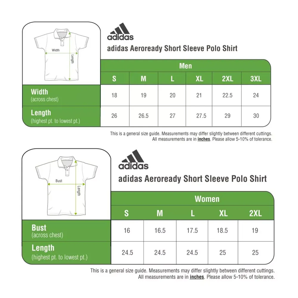 Adidas Aeroready Short Sleeve Polo Shirt