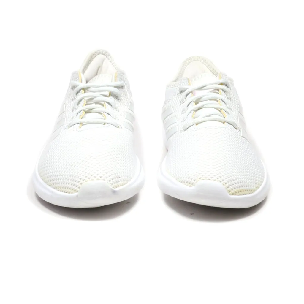 Adidas Cloudfoam Sport Shoes Leather White Colour For Women