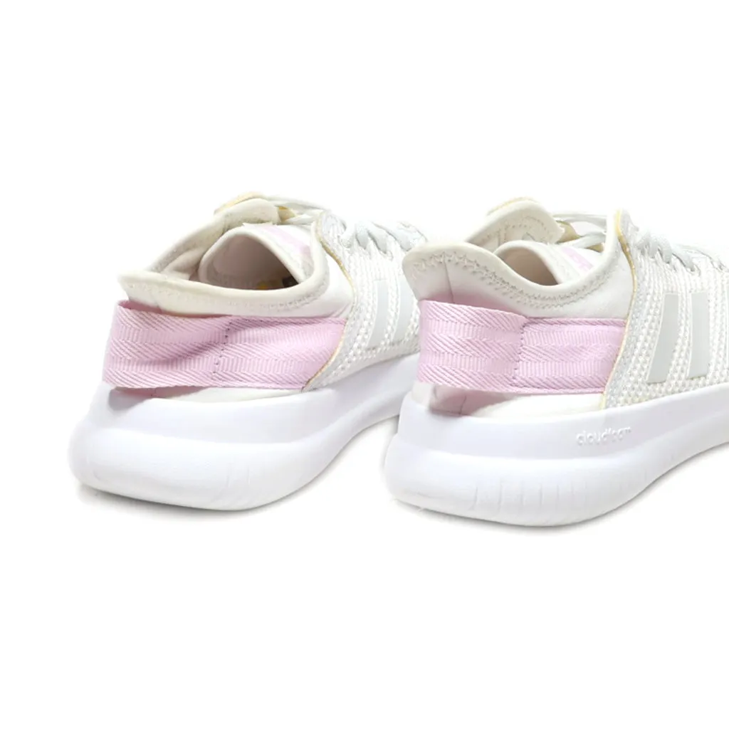 Adidas Cloudfoam Sport Shoes Leather White Colour For Women