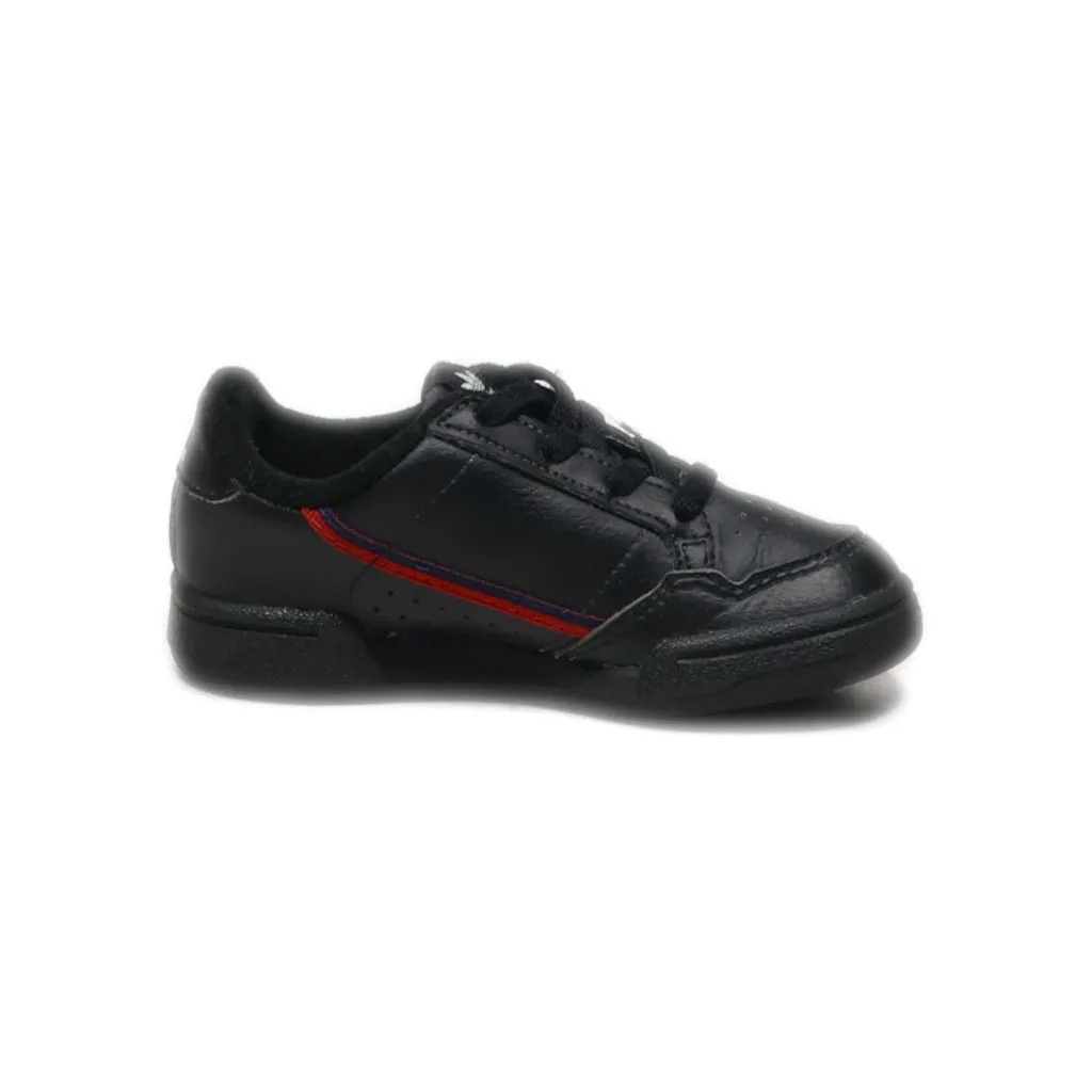 Adidas Continental 80 Sport Shoes Leather Black Colour For Kids