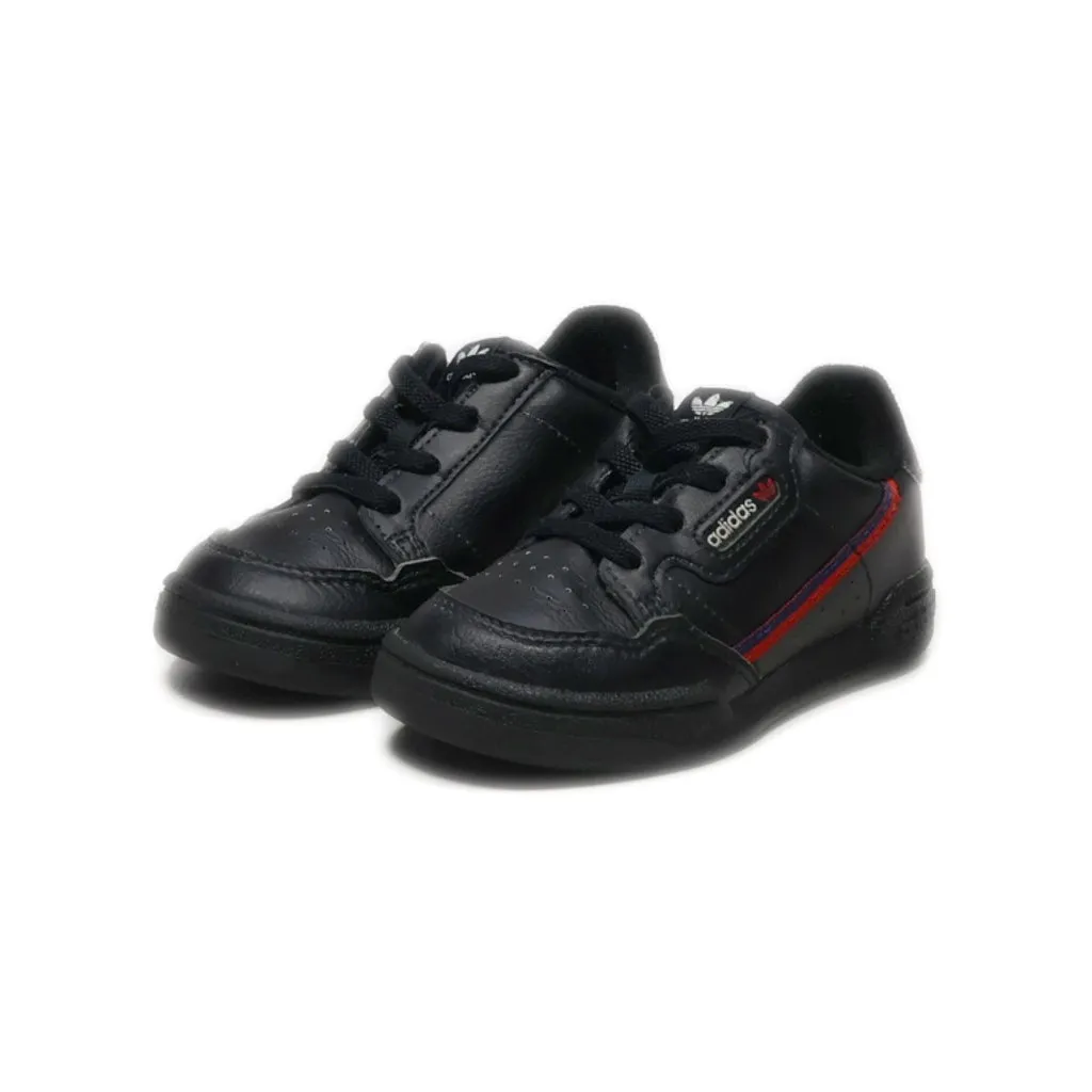 Adidas Continental 80 Sport Shoes Leather Black Colour For Kids