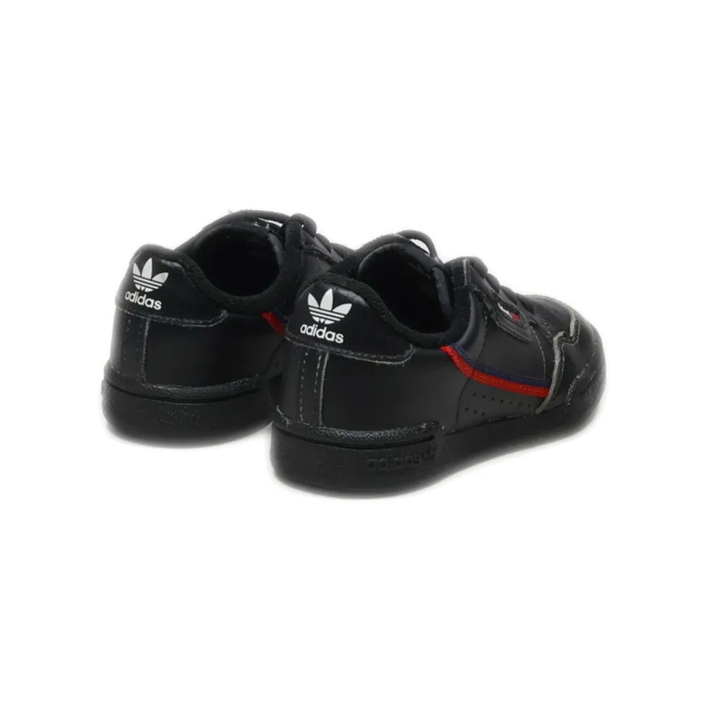 Adidas Continental 80 Sport Shoes Leather Black Colour For Kids