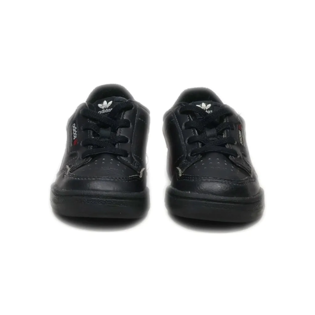 Adidas Continental 80 Sport Shoes Leather Black Colour For Kids