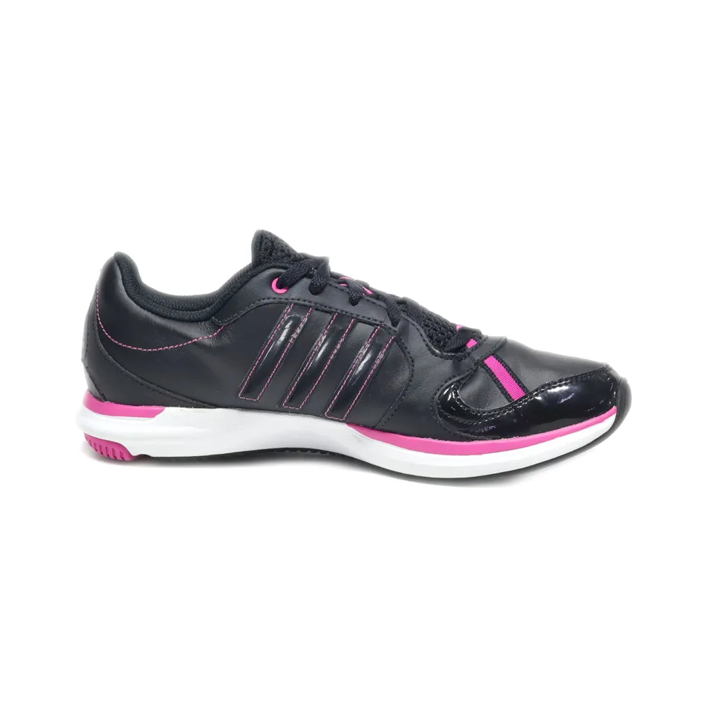 Adidas Core50 Sport Shoes Leather Black Colour For Women