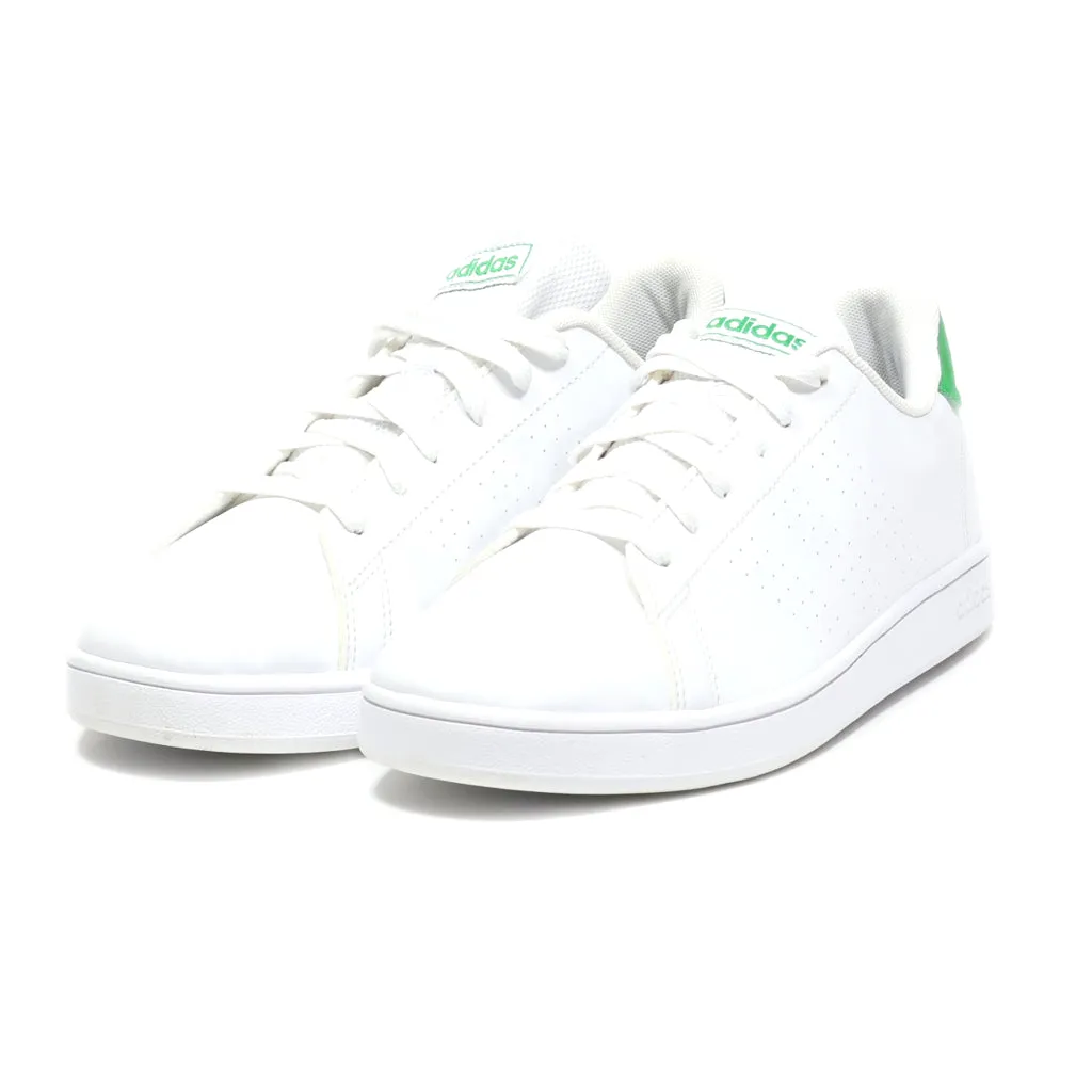 Adidas Court Advantage Low-Top Sneakers Pu Leather White Colour For Women