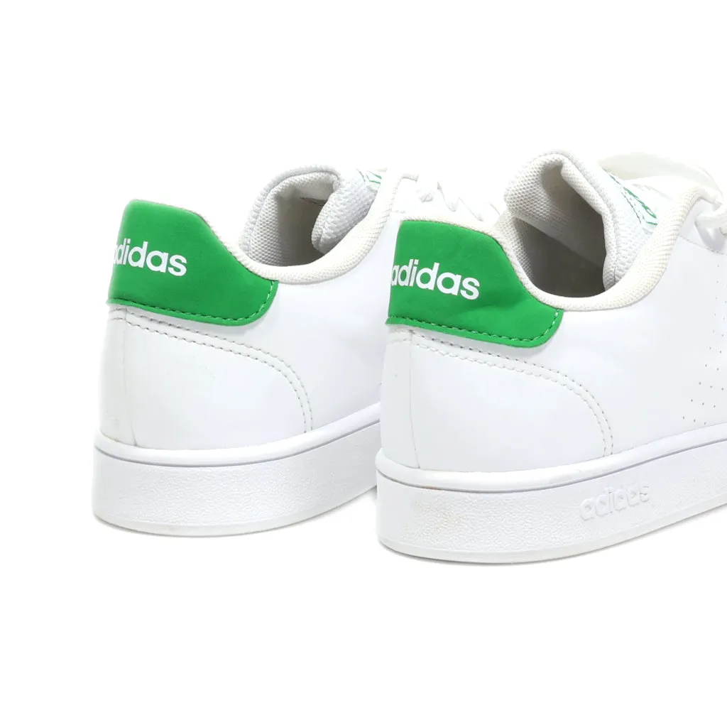 Adidas Court Advantage Low-Top Sneakers Pu Leather White Colour For Women