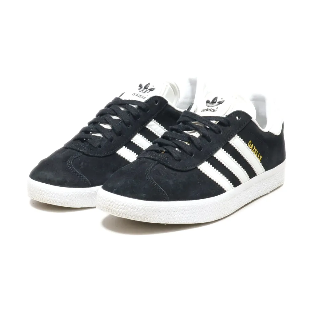 Adidas Gazelle Low-Top Sneakers Suede Black Colour For Women