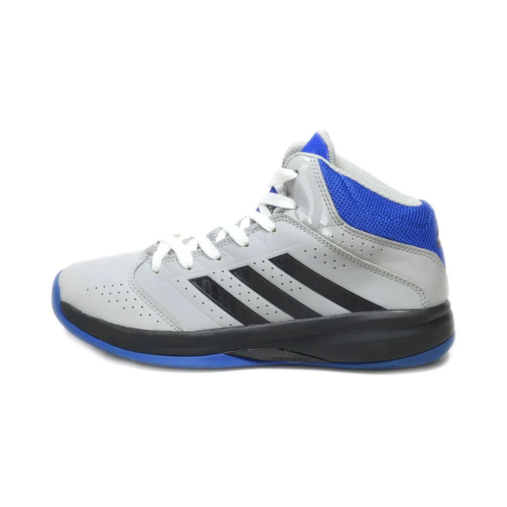 Adidas High-Top Sneakers Leather Grey Colour For Women