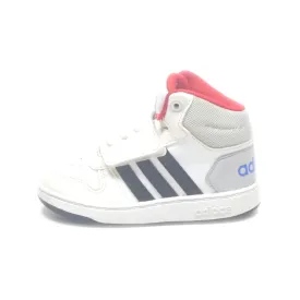 Adidas Hoops Mid 2.0 Sneakers Leather White Colour For Kids