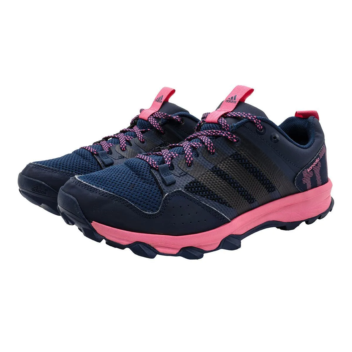 Adidas Kanadia 7 Trail Running Sport Shoes Fabric Blue Colour For Women