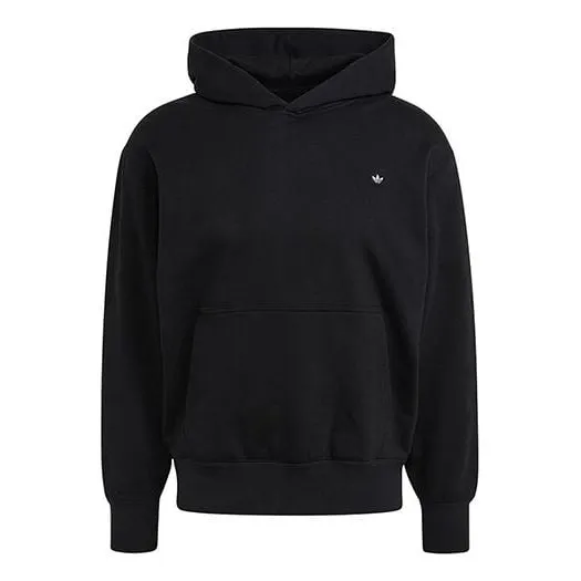 adidas originals Premium Hoody Athleisure Hooded Jumper For Men Black, black