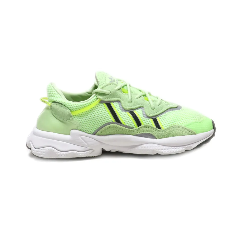 Adidas Ozweego Sport Shoes Leather Green Colour For Women