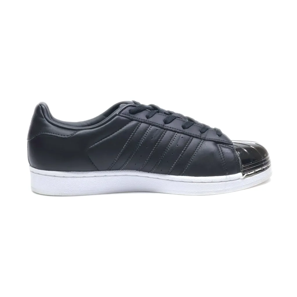 Adidas Superstar Low-Top Sneakers Leather Black Colour For Women