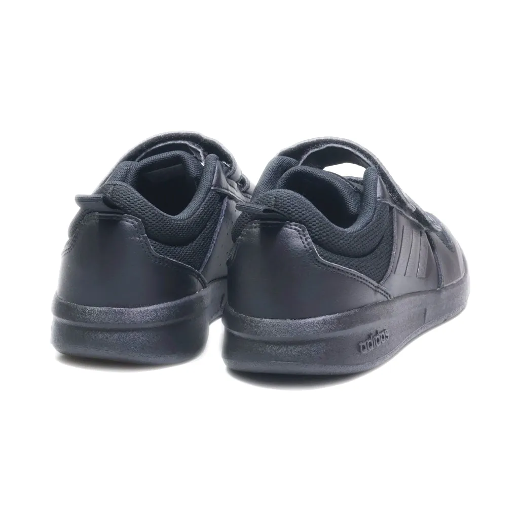 Adidas Tensaur Unisex Sneakers Leather Black Colour For Kids