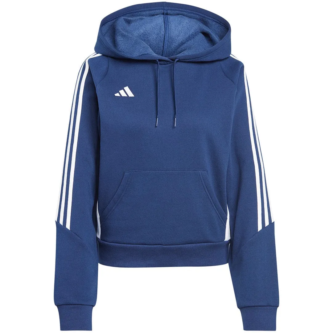 Adidas Tiro 24 Hooded Women's Sweatshirt Navy Blue Ir7507